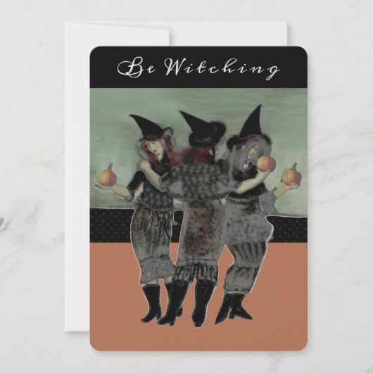 Invitations de fête d'Halloween (Devant)