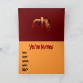 Invitations de fête d'Halloween Cartes d'horreur Z (Intérieur)