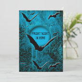 Invitations de fête d'Halloween - modèle de person (Debout devant)