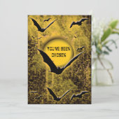 Invitations de fête d'Halloween - modèle de person (Debout devant)