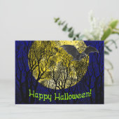 Invitations de fête d'Halloween personnalisées (Debout devant)