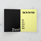 Invitations de fête d'Halloween personnalisées Car (Intérieur)