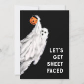 Invitations de fête d'Halloween pour adultes (Devant)