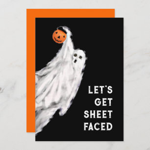 Invitations de fête d'Halloween pour adultes