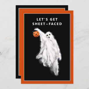 Invitations de fête d'Halloween pour adultes