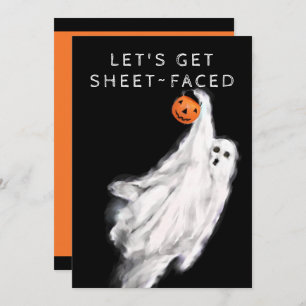 Invitations de fête d'Halloween pour adultes