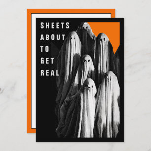 Invitations de fête d'Halloween pour adultes