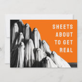 Invitations de fête d'Halloween pour adultes (Devant)