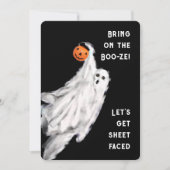 Invitations de fête d'Halloween pour adultes (Devant)