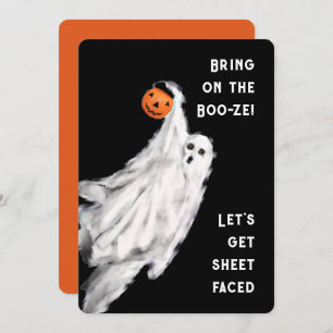Invitations de fête d'Halloween pour adultes