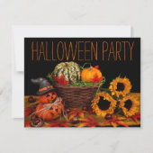 Invitations de fête d'Halloween simples (Devant)