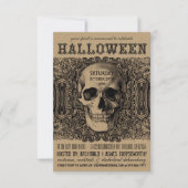 Invitations de fête d'Halloween - Steampunk Kraft (Devant)