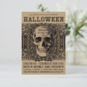 Invitations de fête d'Halloween - Steampunk Kraft (Debout devant)