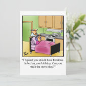 Invitations de fête d'Humour d'anniversaire "Spect (Debout devant)