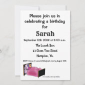 Invitations de fête d'Humour d'anniversaire "Spect (Dos)