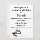Invitations de fête d'Humour d'anniversaire "Spect (Dos)
