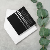 Invitations de fête du 16e anniversaire