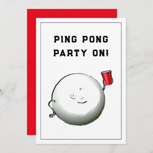 Invitations de fête du 21e anniversaire (Devant / Derrière)