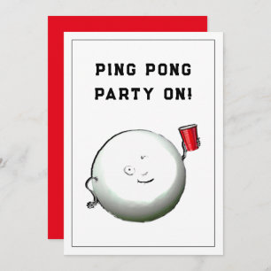 Invitations de fête du 21e anniversaire