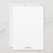 Invitations de fête du 30e anniversaire (Dos)