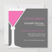 Invitations de fête du 30e anniversaire (Dos)