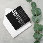 Invitations de fête du 30e anniversaire