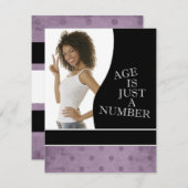 Invitations de fête du 30e anniversaire (Devant / Derrière)