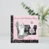 Invitations de Fête du 30e anniversaire des femmes (Debout devant)