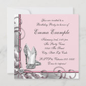 Invitations de Fête du 30e anniversaire des femmes (Dos)