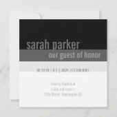 Invitations de fête du 30e anniversaire {Silver} (Dos)