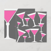 Invitations de fête du 50e anniversaire (Devant / Derrière)