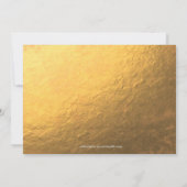 Invitations de fête du 50e anniversaire (Dos)