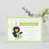 Invitations de fête du 5e anniversaire Crow d'anni (Debout devant)
