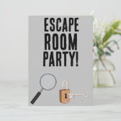 Invitations de fête personnalisées pour salle d'év (Debout devant)