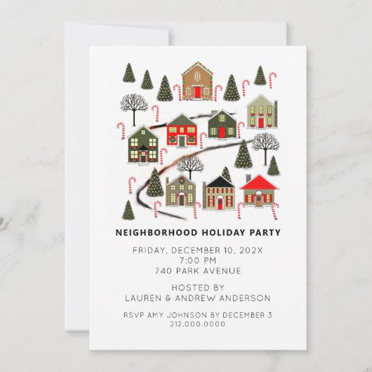 Invitations de fêtes (Devant)