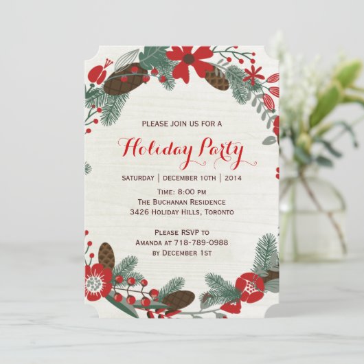 Invitations de fêtes (Debout devant)