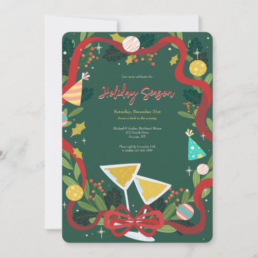 Invitations de fêtes (Devant)