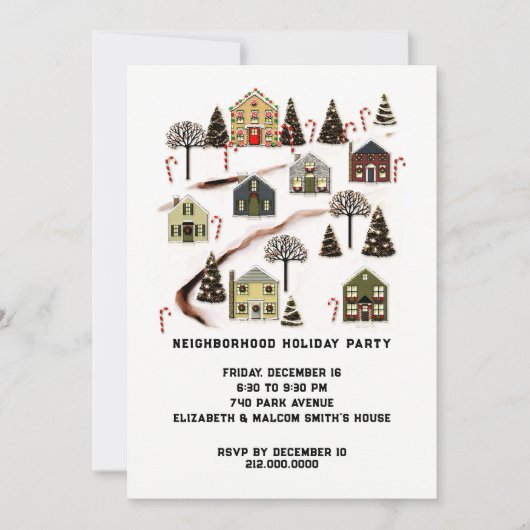 Invitations de fêtes (Devant)