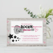 Invitations de fêtes Anniversaires de enfants Rock (Debout devant)