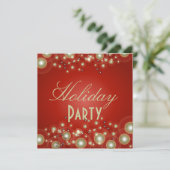 Invitations de Fêtes, bulles de champagne (Debout devant)