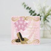 Invitations de Fêtes d'Anniversaire des femmes ros (Debout devant)