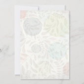 Invitations de fêtes de 30e anniversaire aux flore (Dos)