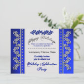 Invitations de fêtes de fêtes d'affaires (Debout devant)