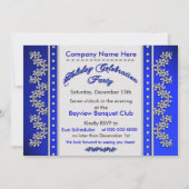 Invitations de fêtes de fêtes d'affaires (Dos)