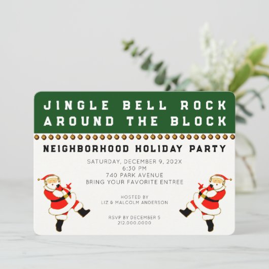 Invitations de fêtes de quartier (Debout devant)