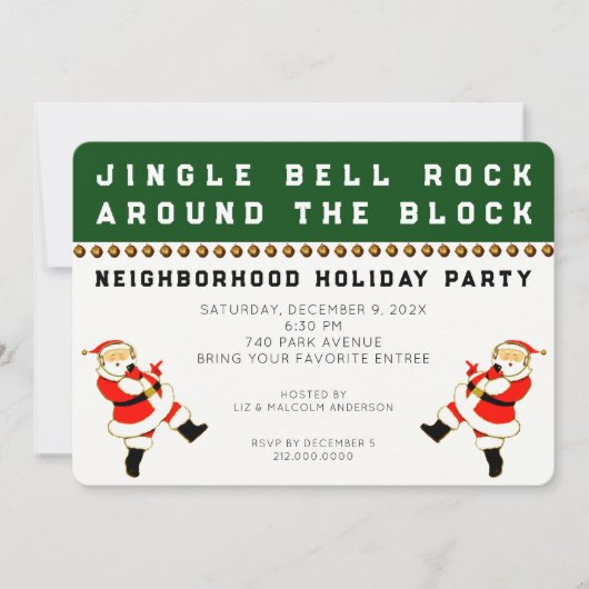 Invitations de fêtes de quartier (Devant)