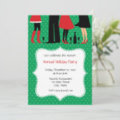 Invitations de fêtes de vacances (Debout devant)