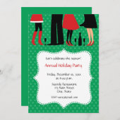 Invitations de fêtes de vacances (Devant / Derrière)