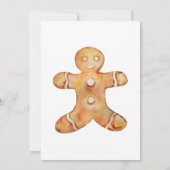 Invitations de Fêtes d'échange de cookies (Dos)