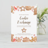 Invitations de Fêtes d'échange de cookies (Debout devant)
